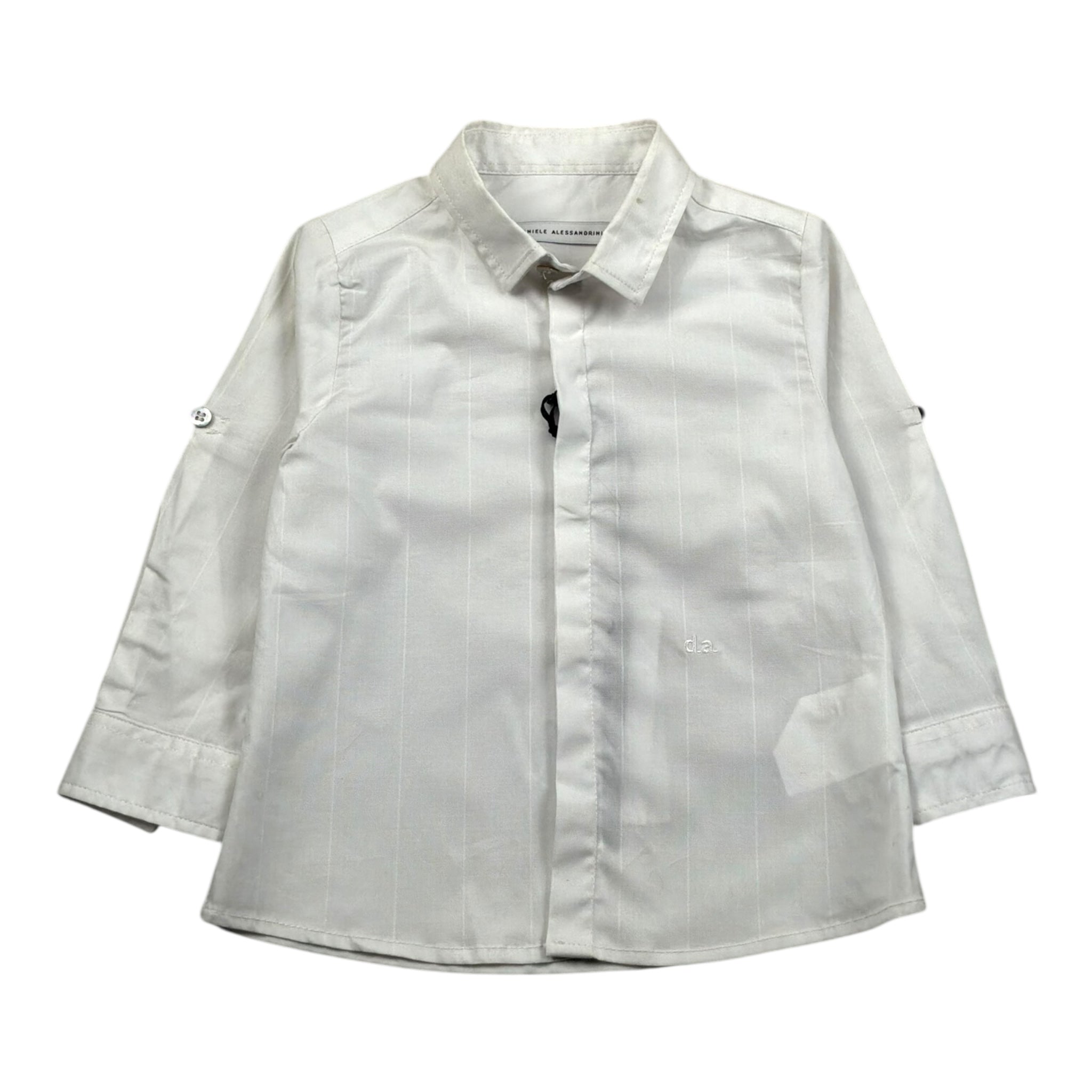 Daniele Alessandrini Camicia Manica Lunga Tinta Unita per Neonato 1295C0557 PANNA DANIELE ALESSANDRINI 