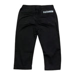 Daniele Alessandrini Pantalone Tinta Unita con Elastico In Vita per Neonato 1295P00206 NERO DANIELE ALESSANDRINI 