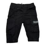 Daniele Alessandrini Pantalone Tinta Unita con Elastico In Vita per Neonato 1295P00262 NERO DANIELE ALESSANDRINI 