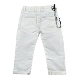 Daniele Alessandrini Pantalone tinta unita con Girovita Regolabile Bianco per Neonato 1295P0869 BIANCO DANIELE ALESSANDRINI 