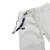 Daniele Alessandrini Pantalone tinta unita con Girovita Regolabile Bianco per Neonato 1295P0869 BIANCO DANIELE ALESSANDRINI 