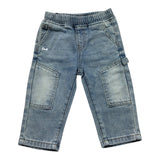 Daniele Alessandrini Jeans Tinta Unita con Elastico In Vita per Neonato 1295PD00171 AZZURRO DANIELE ALESSANDRINI 
