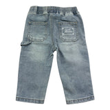 Daniele Alessandrini Jeans Tinta Unita con Elastico In Vita per Neonato 1295PD00171 AZZURRO DANIELE ALESSANDRINI 