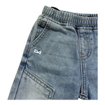 Daniele Alessandrini Jeans Tinta Unita con Elastico In Vita per Neonato 1295PD00171 AZZURRO DANIELE ALESSANDRINI 