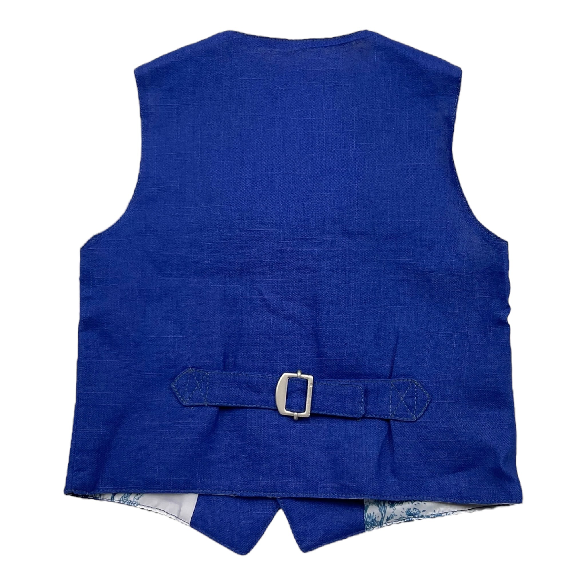 Daniele Alessandrini Gilet Tinta Unita per Neonato 1296B00233 COBALTO DANIELE ALESSANDRINI 