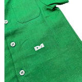 Daniele Alessandrini Camicia Tinta Unita Mezza Manica per Neonato 1296C00224 VERDE DANIELE ALESSANDRINI 