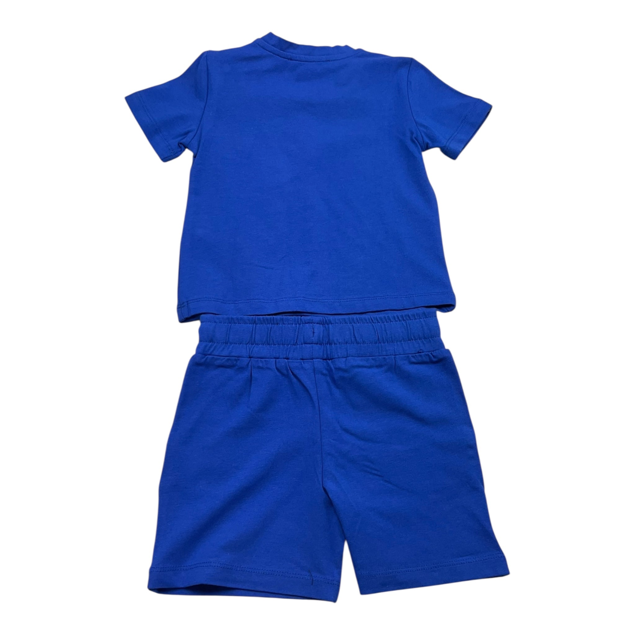 Daniele Alessandrini Completo Tinta Unita T-Shirt-Bermuda per Neonato 1296K00282 COBALTO DANIELE ALESSANDRINI 