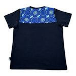 Daniele Alessandrini T-Shirt Girocollo Tinta Unita con Logo per Bambino 1296M00036J BLU DANIELE ALESSANDRINI 