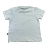 Daniele Alessandrini T-Shirt Girocollo Tinta Unita con Stampa per Neonato 1296M00180 PANNA DANIELE ALESSANDRINI 