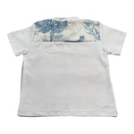 Daniele Alessandrini T-Shirt Tinta Unita con Stampa per Neonato 1296M00223 BIANCO DANIELE ALESSANDRINI 