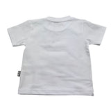 Daniele Alessandrini T-Shirt Girocollo Tinta Unita con Stampa per Bambino 1296M00261 BIANCO DANIELE ALESSANDRINI 