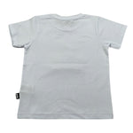 Daniele Alessandrini T-Shirt Girocollo Tinta Unita con Stampa per Bambino 1296M00261JX BIANCO DANIELE ALESSANDRINI 