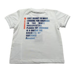 Daniele Alessandrini T-Shirt Girocollo tinta unita con Stampa Bianco per Neonato 1296M0816 BIANCO DANIELE ALESSANDRINI 