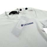 Daniele Alessandrini T-Shirt tinta unita con Stampa Bianco per Neonato 1296M08969 BIANCO DANIELE ALESSANDRINI 