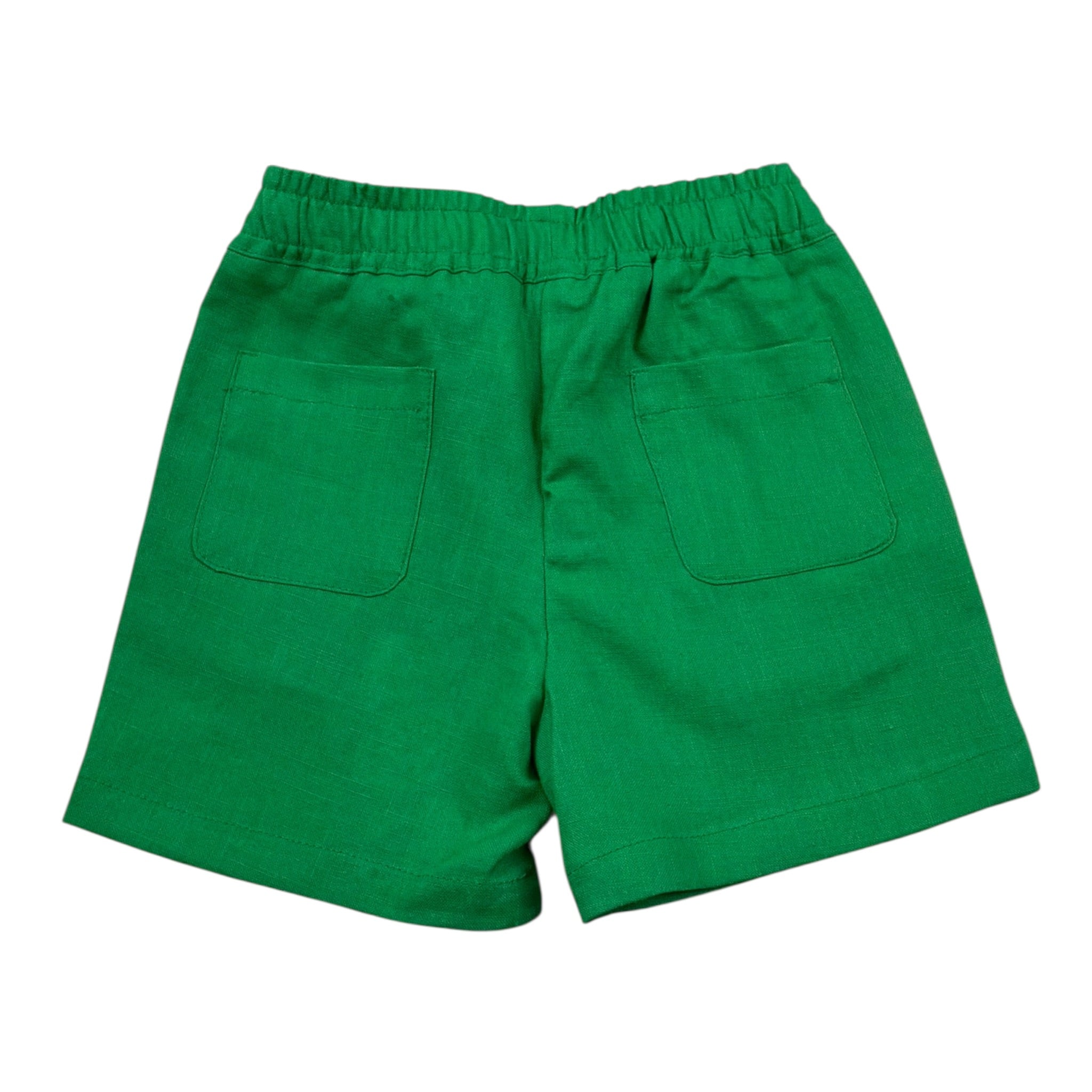 Daniele Alessandrini Bermuda Tinta Unita con Elastico In Vita per Neonato 1296S00225XX VERDE DANIELE ALESSANDRINI 