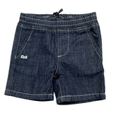 Daniele Alessandrini Bermuda In Denim Tinta Unita con Elastico In Vita per Neonato 1296SD00201 BLU DANIELE ALESSANDRINI 