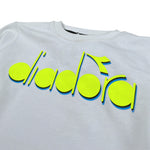 Diadora Felpa Girocollo tinta unita con Stampa Bianco per Bambino 022313 BIANCO DIADORA 