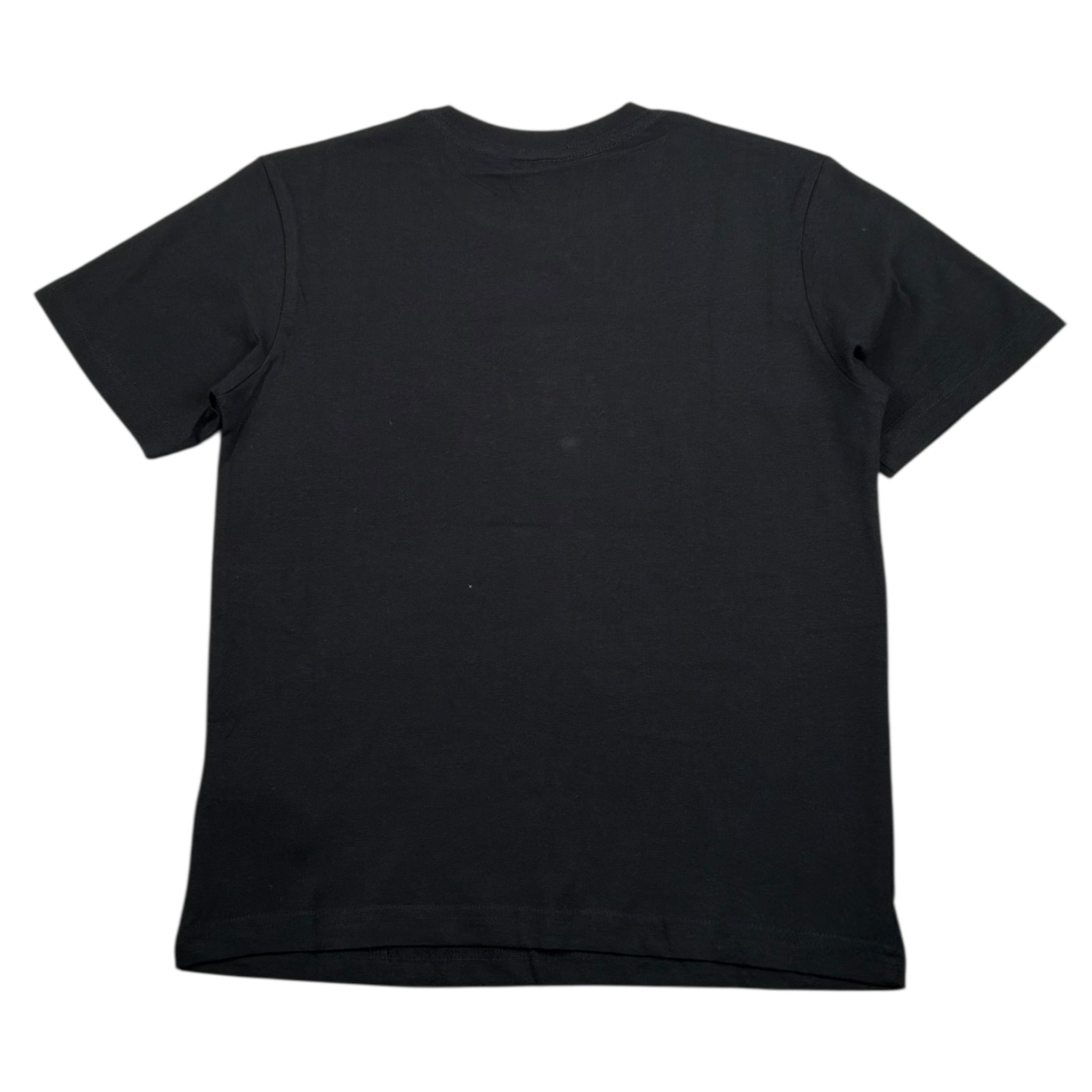 Diadora T-Shirt Girocollo Tinta Unita con Stampa per Bambino 102181707 NERO DIADORA 