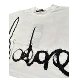 Diadora T-Shirt Modello Crop tinta unita con Stampa Bianco per Bambina S4DIJGTH095 BIANCO DIADORA 
