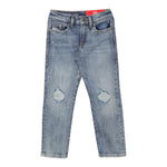Diesel Jeans tinta unita con Girovita Regolabile Azzurro per Bambino J00809X AZZURRO DIESEL 