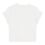 Diesel T-Shirt Girocollo Tinta Unita con Logo per Bambina J01830 BIANCO DIESEL 