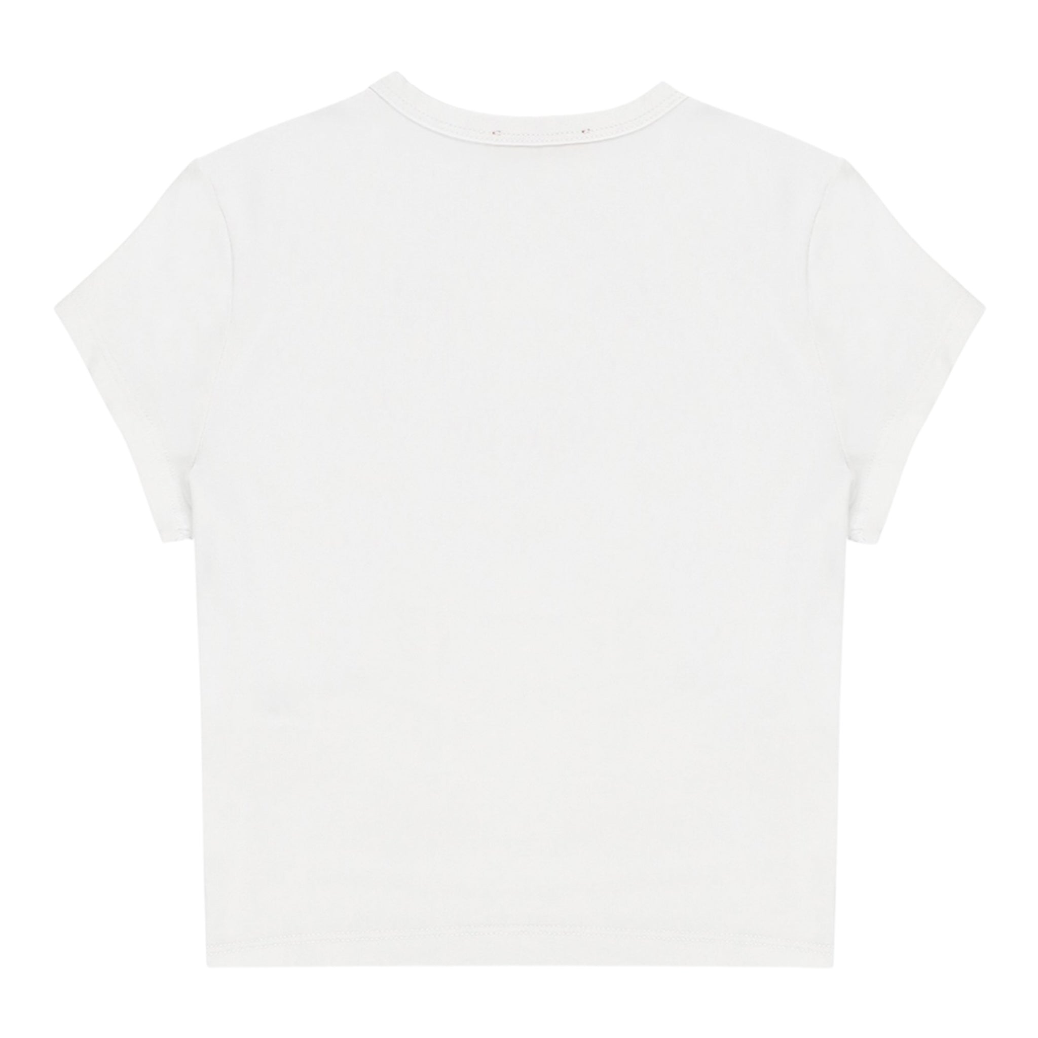 Diesel T-Shirt Girocollo Tinta Unita con Logo per Bambina J01830 BIANCO DIESEL 