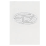 Diesel T-Shirt Girocollo Tinta Unita con Logo per Bambina J01830 BIANCO DIESEL 