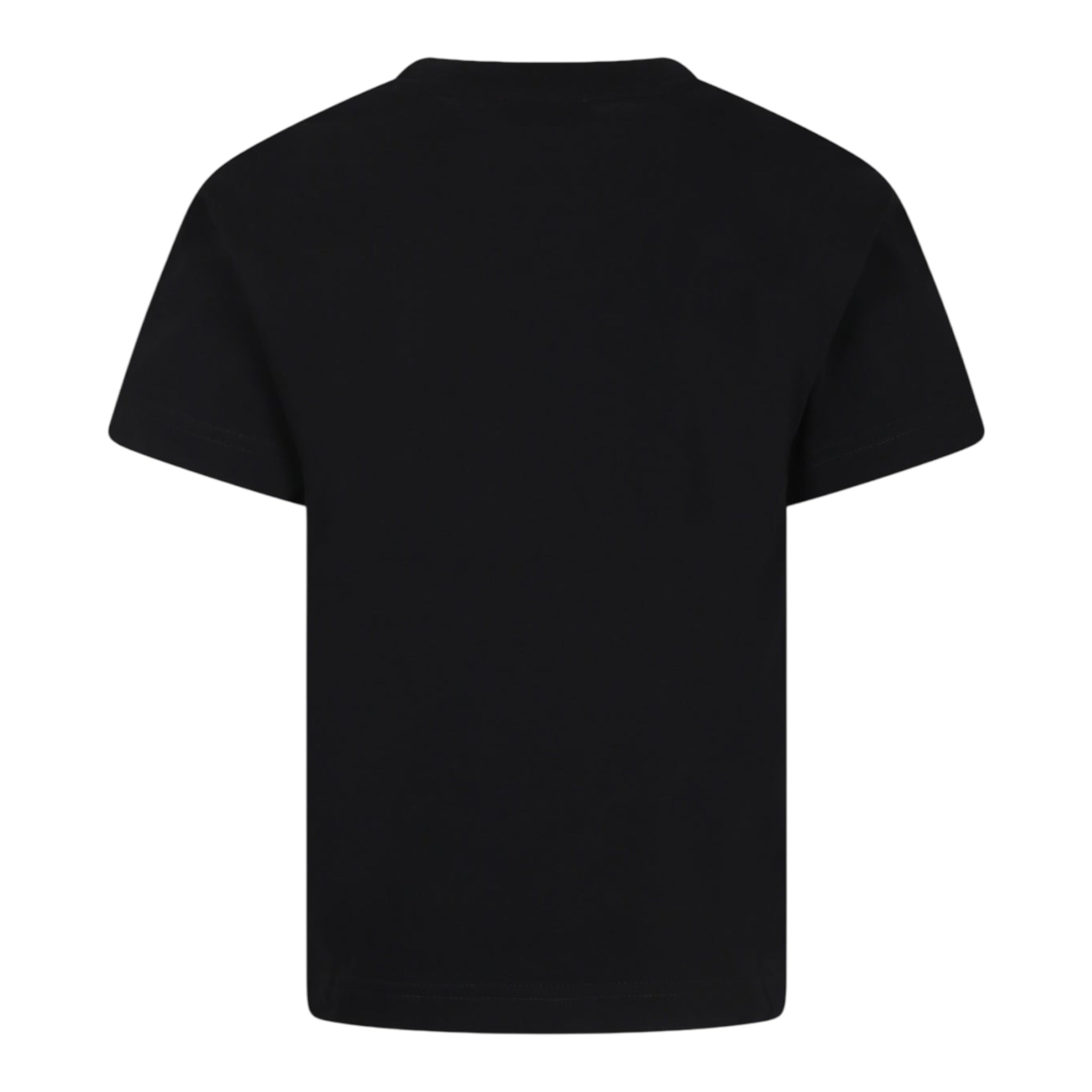Diesel T-Shirt Girocollo Tinta Unita con Logo per Bambina J02022XX NERO DIESEL 