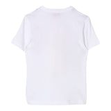 Diesel T-Shirt Girocollo tinta unita con Stampa Bianco per Bambino J02033X BIANCO DIESEL 
