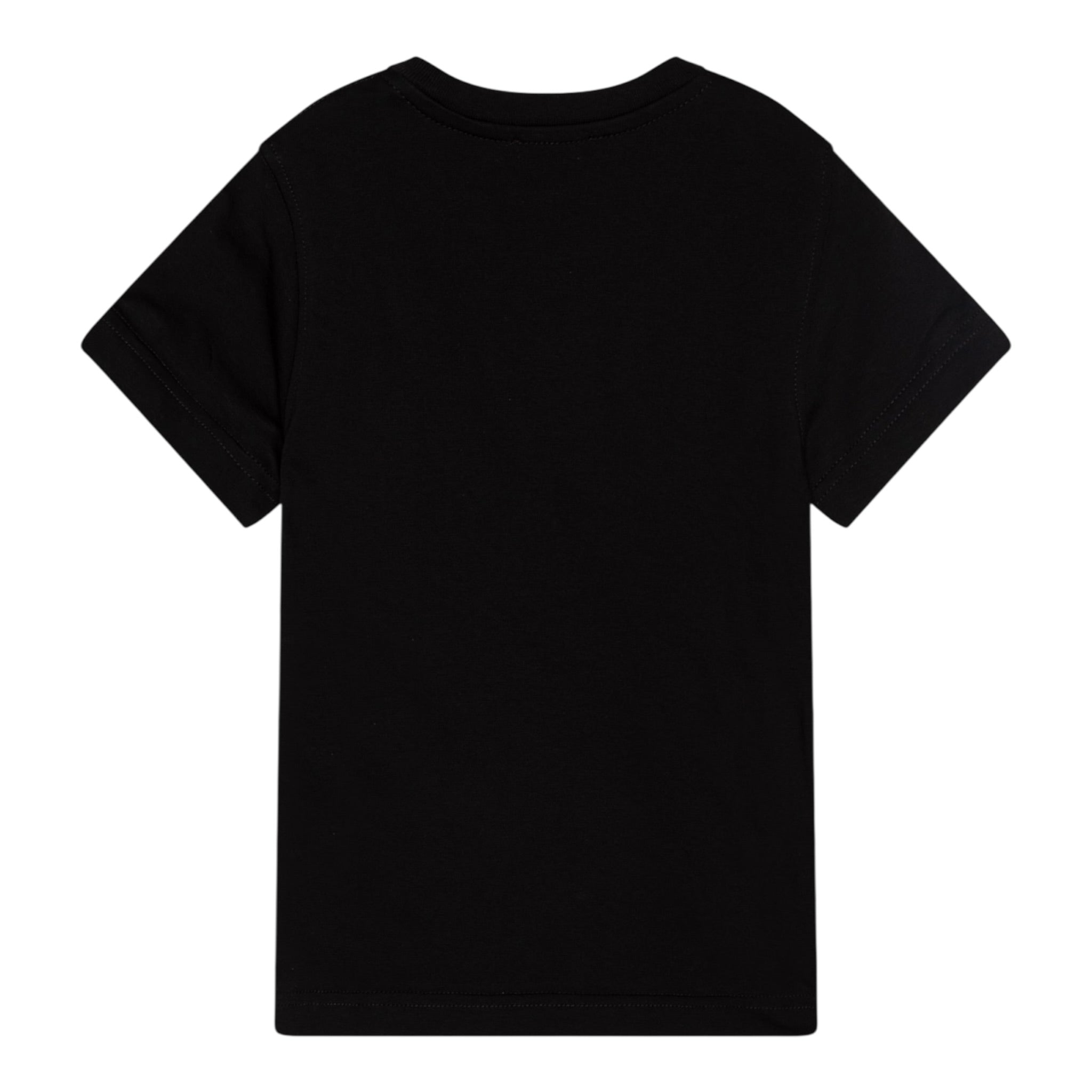 Diesel T-Shirt Girocollo tinta unita con Stampa Nero per Bambino J02033X NERO DIESEL 
