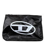 Diesel Pochette Tinta Unita con Zip E Logo per Bambina J02130 NERO DIESEL 