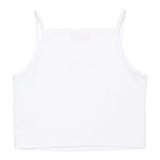 Diesel Canotta Bretelline Tinta Unita con Stampa Brillantinata per Bambina J02201 BIANCO DIESEL 