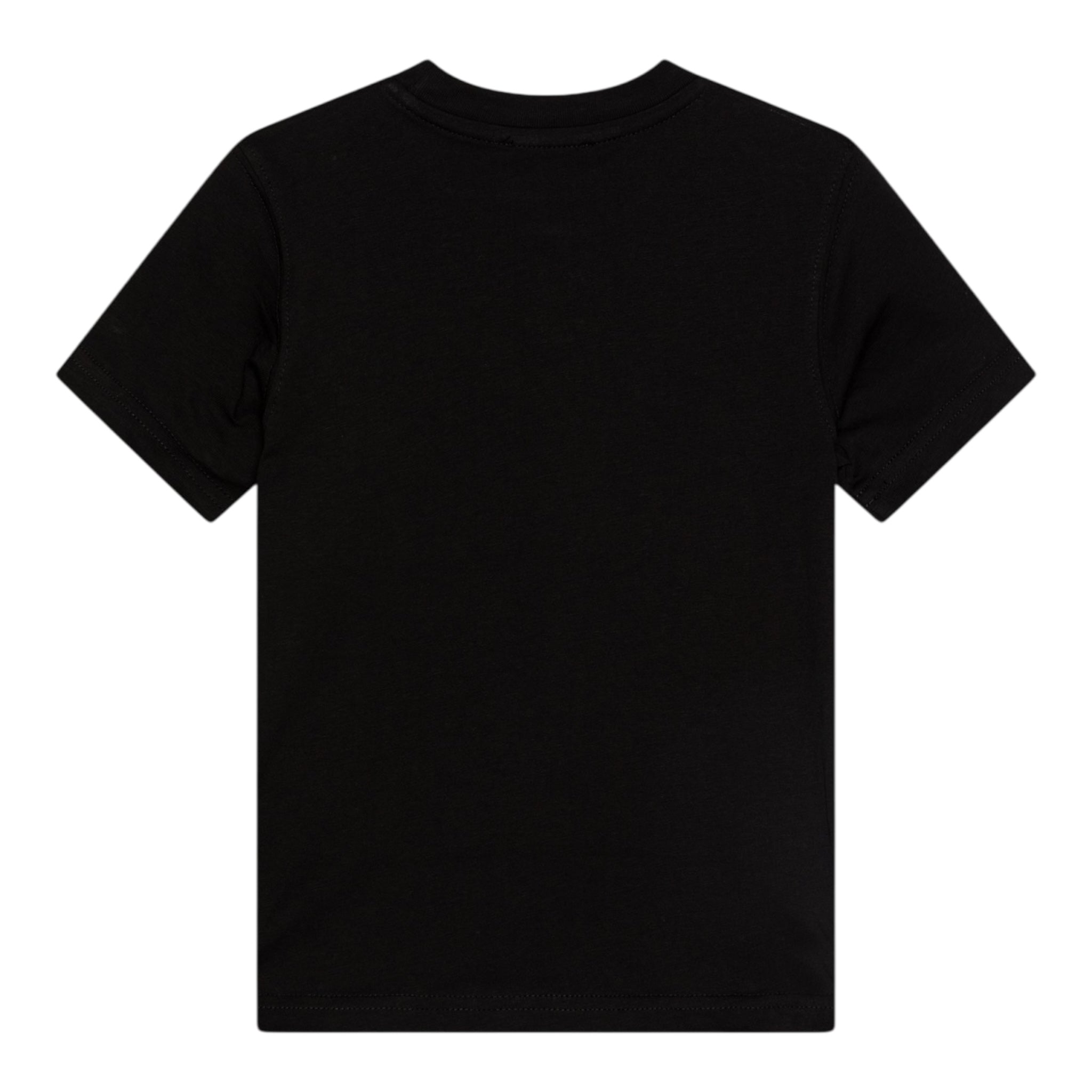 Diesel T-Shirt Girocollo Tinta Unita con Stampa per Bambino J02237X NERO DIESEL 