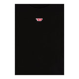Diesel T-Shirt Girocollo Tinta Unita con Stampa per Bambino J02237X NERO DIESEL 