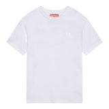 Diesel T-Shirt Girocollo Tinta Unita con Logo per Bambino J02276 BIANCO DIESEL 