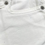 Diesel Bermuda In Denim Tinta Unita Girovita Regolabile per Neonato K00362 BIANCO DIESEL 