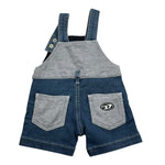 Diesel Salopette In Denim Tinta Unita per Neonato K00480 BLU DIESEL 