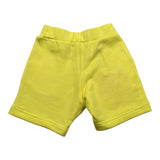 Diesel Bermuda In Felpa Tinta Unita con Logo per Neonato K00510 GIALLO DIESEL 