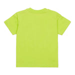 Diesel T-Shirt Girocollo tinta unita con Stampa Verde Fluo per Neonato K00569XX VERDE FLUO DIESEL 