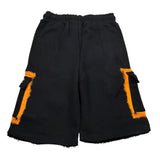 Disclaimer Bermuda In Tuta tinta unita con Stampa Nero per Bambino 23EDK53803 NERO DISCLAIMER 