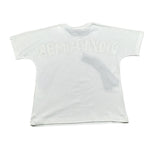 Disclaimer T-Shirt Girocollo tinta unita con Stampa Bianco per Bambino 23EDK53820 BIANCO DISCLAIMER 