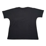 Disclaimer T-Shirt Girocollo tinta unita con Stampa Nero per Bambina 23IDK53962 NERO DISCLAIMER 