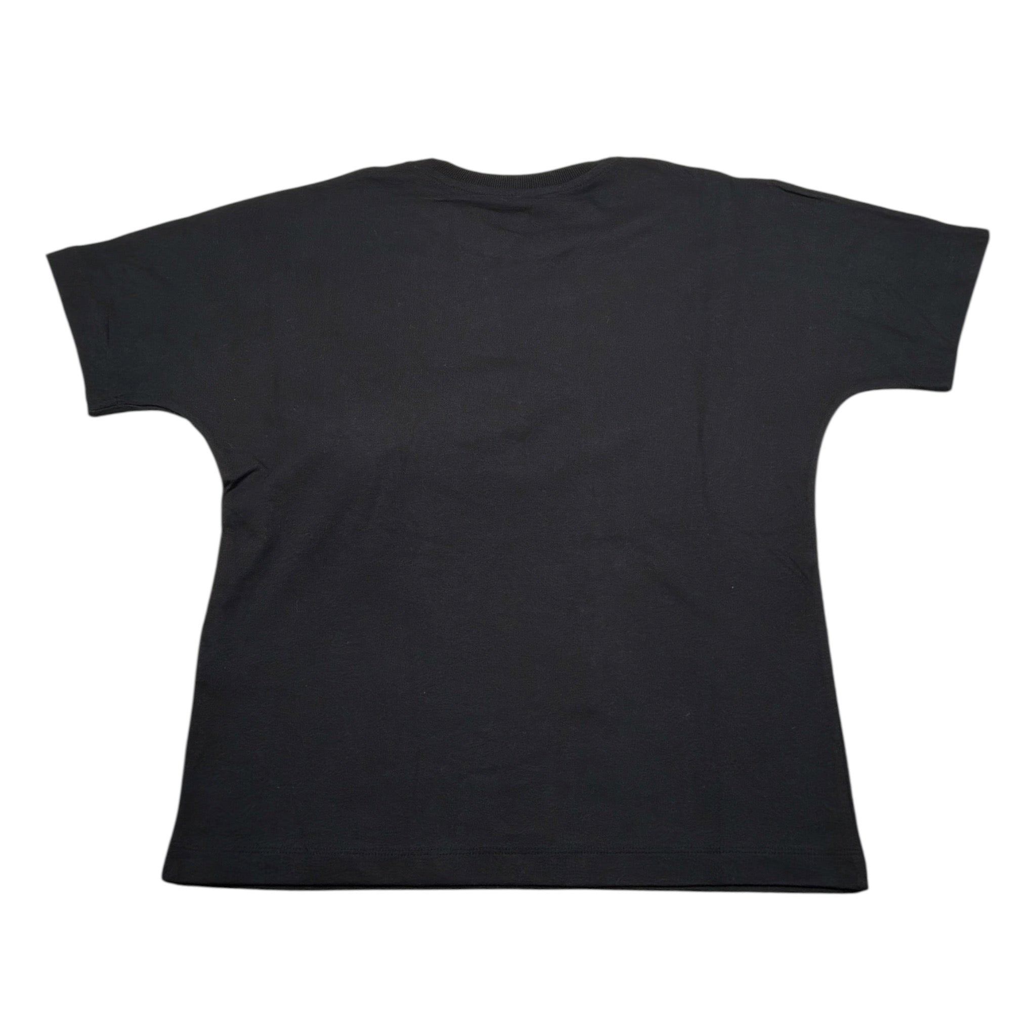 Disclaimer T-Shirt Girocollo tinta unita con Stampa Nero per Bambina 23IDK53962 NERO DISCLAIMER 