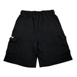 Disclaimer Bermuda In Tuta Tinta Unita con Logo per Bambino 25EDK58406 NERO DISCLAIMER 