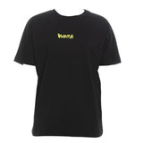 Disclaimer T-Shirt Girocollo Tinta Unita con Stampa per Bambino 25EDK58407X NERO/GIALLO DISCLAIMER 