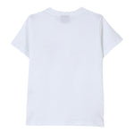 Disclaimer T-Shirt Girocollo Tinta Unita con Stampa per Bambino 25EDK58434X BIANCO DISCLAIMER 