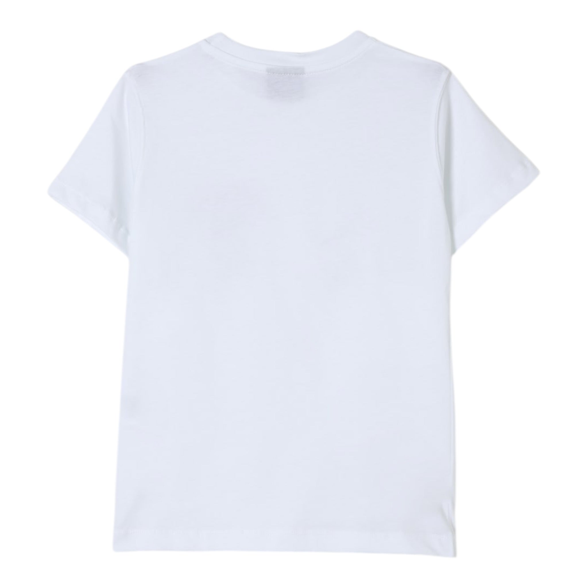 Disclaimer T-Shirt Girocollo Tinta Unita con Stampa per Bambino 25EDK58434X BIANCO DISCLAIMER 