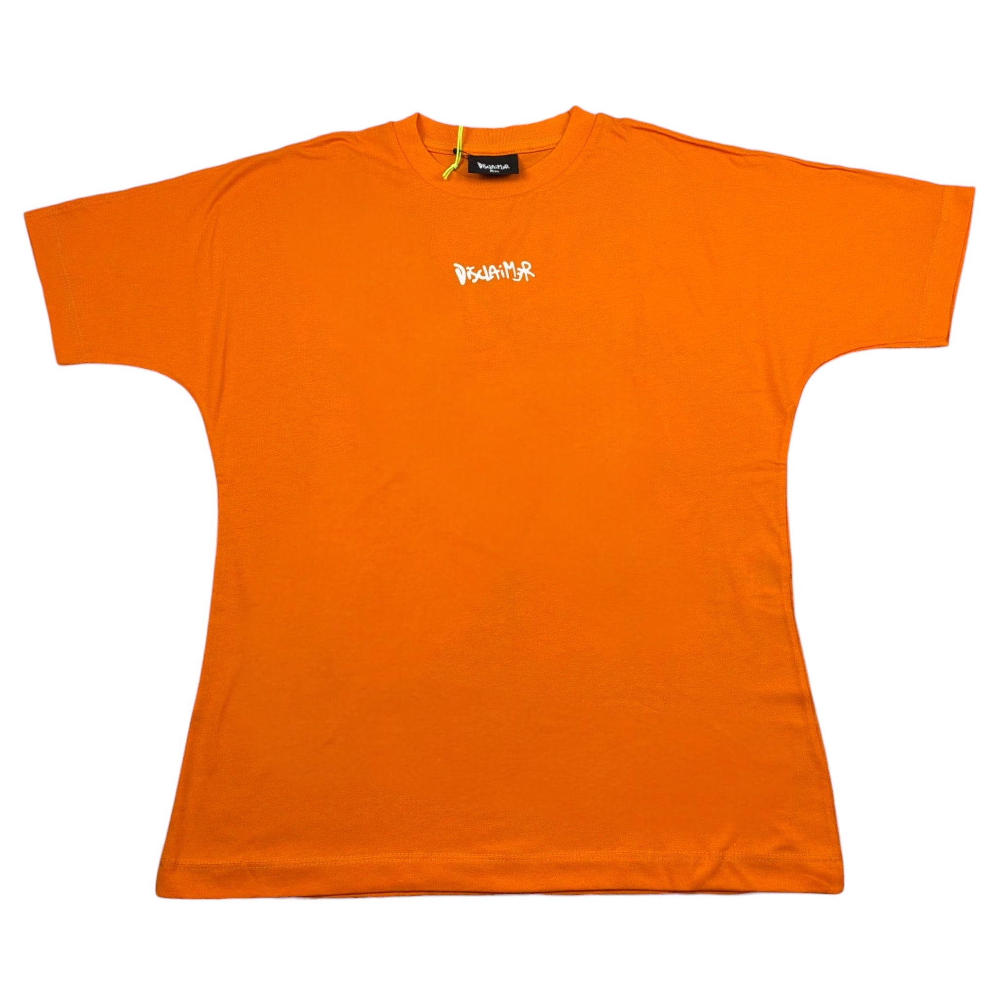Disclaimer T-Shirt Girocollo tinta unita con Stampe Arancione per Bambino 25EDK58442 ARANCIONE DISCLAIMER 