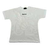 Disclaimer T-Shirt Girocollo tinta unita con Stampe Bianco per Bambino 25EDK58442X BIANCO DISCLAIMER 