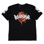 Disclaimer T-Shirt Girocollo tinta unita con Stampe Nero per Bambino 25EDK58446XX NERO DISCLAIMER 